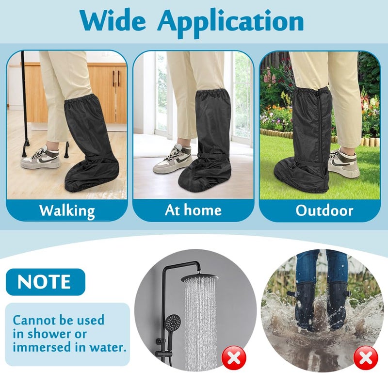Mybow Walking Boot Cover, Orthopedic Boot for Broken Foot Injuries Cast Cover, Tall Medical Walking Boot Cover, Outdoor Cast Protector, Surgical Recovery Air Walker Boot Accessories (No Sole) - Image 3